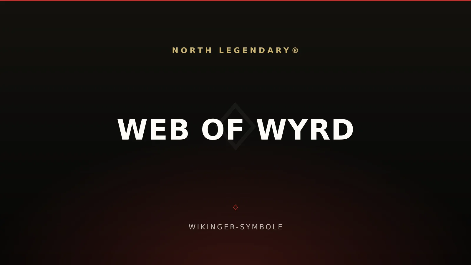 Web of Wyrd – Netz aus neun geraden Stäben in drei Dreiergruppen, Symbol für das Schicksalsnetz der Nornen